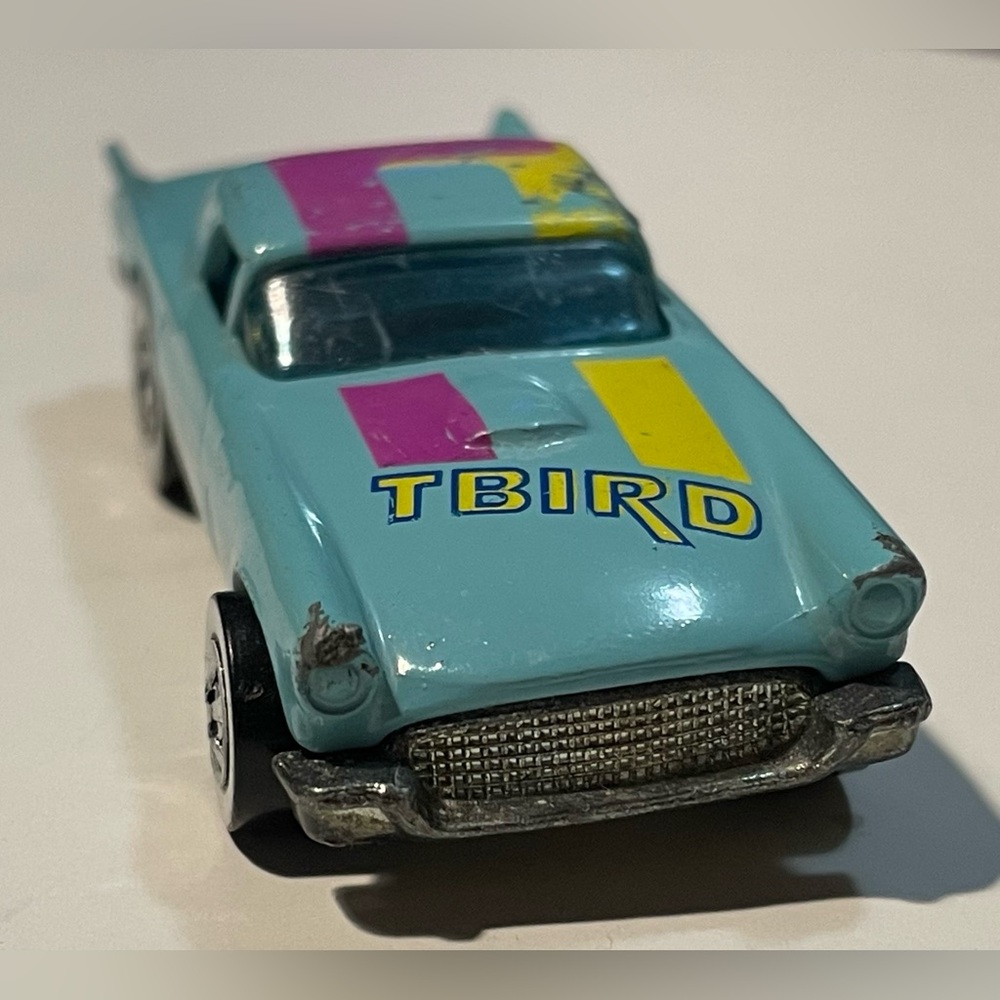 Vintage 1977 Hot Wheels 57' T-Bird Malaysia Original Aqua Turquoise